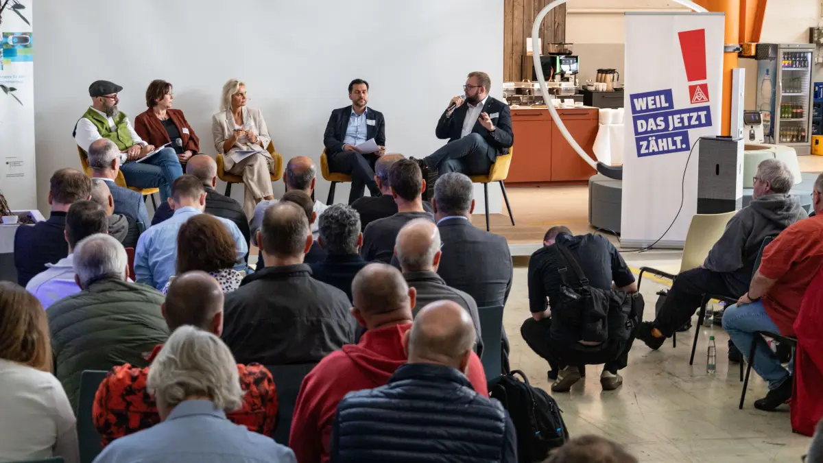 Göppingen: Filstalkonferenz „Industrielle Transformation in der Region". Veranstalter ist die IG-Metall.