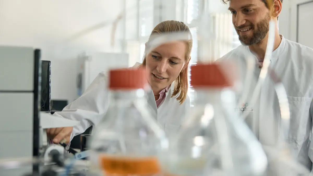 Forschende am Biotech-Unternehmen Immatics