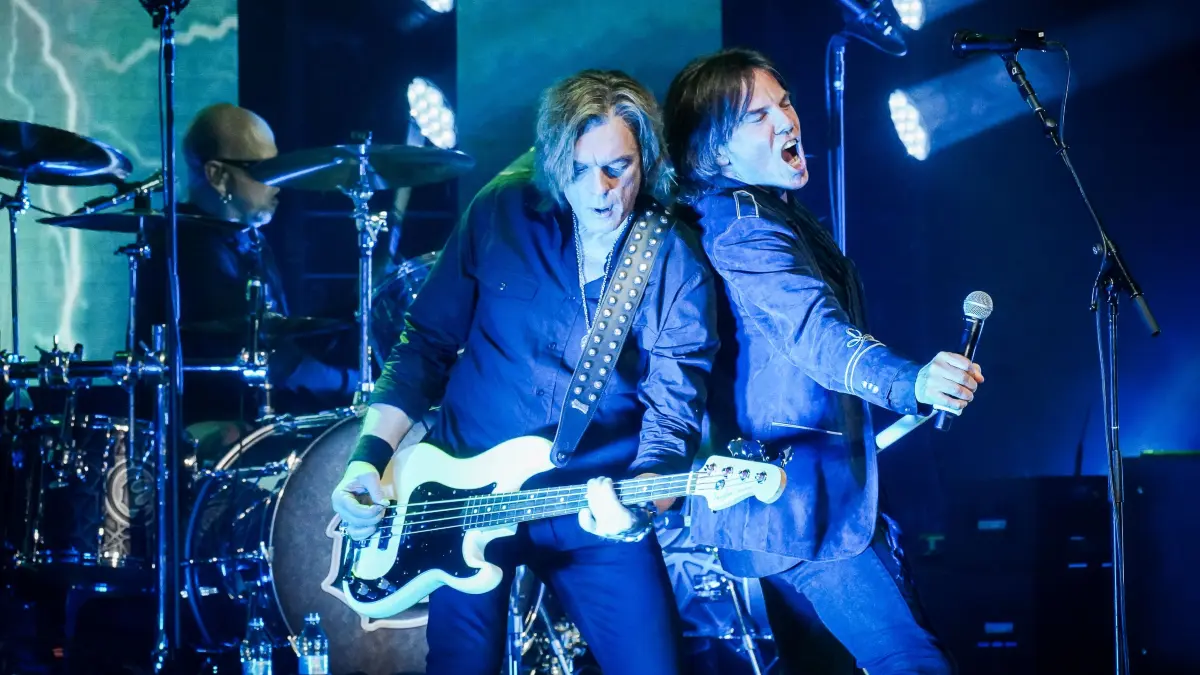 Konzert Europe, Sänger und Leader Joey Tempest, in der Liederhallen: Konzert Europe, Sänger und Leader Joey Tempest, in der Liederhallen