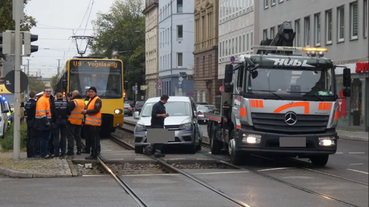 Stadtbahnunfall in Stuttgart am 18.10.2026