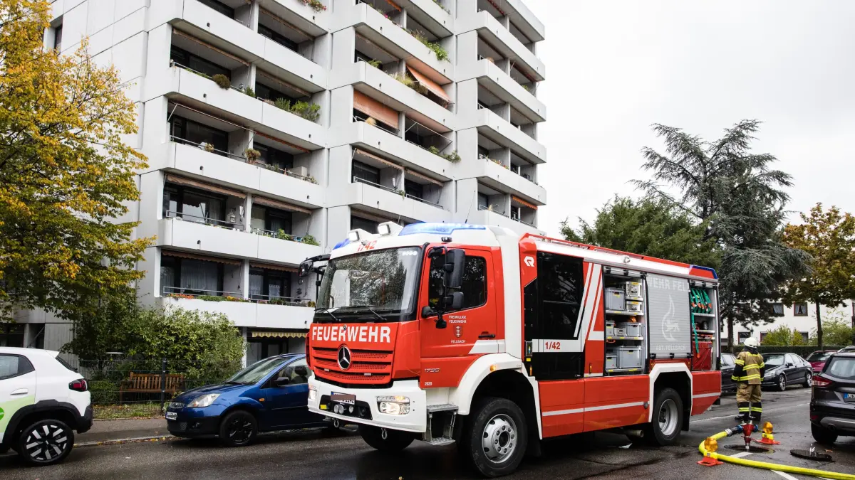 Brand im Seniorenheim in Fellbach