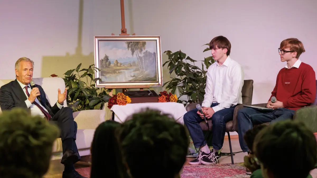 Christian Wulff: Maichingen, "Unterriedener Couchgespräche" am Gymnasium Unterrieden in Maichingen: In Folge 13 ist Christian Wulff, Bundespräsident a.D