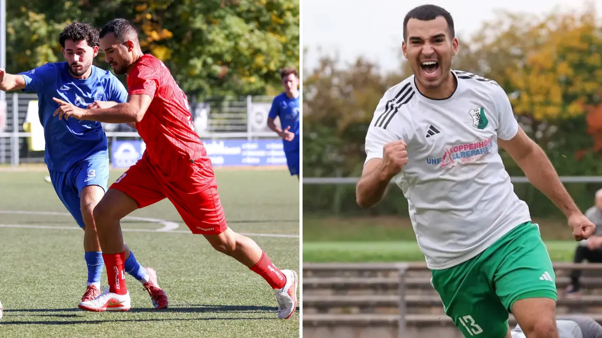Haris Gudzevic im Trikot des TV Oeffingen (li.) und des TSV Heimerdingen (re.)