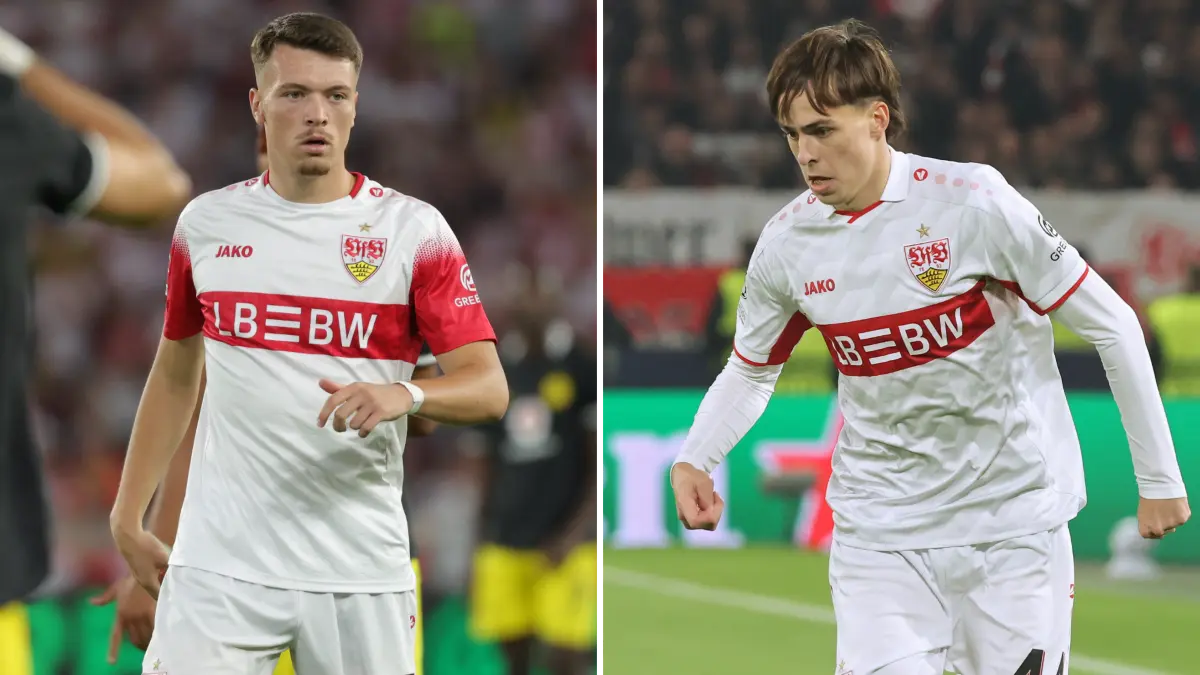 Dzenan Pejcinovic und Leo Sauer tun sich noch schwer beim VfB.