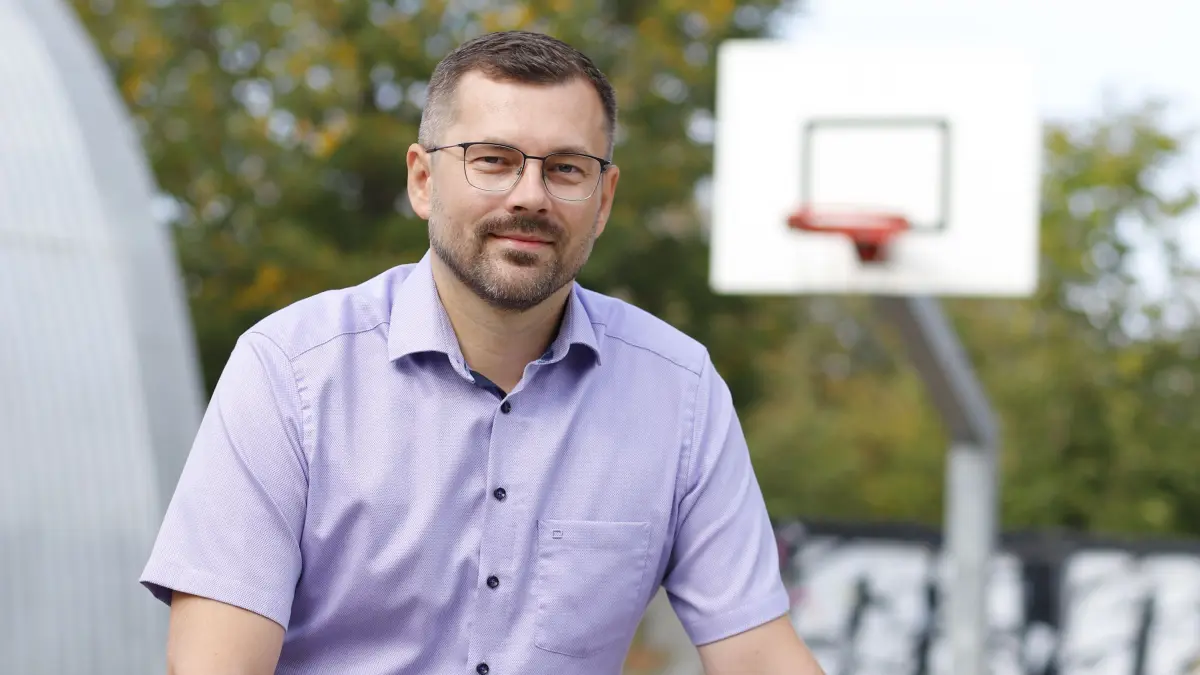 Andreas Baun will Bürgermeisterin Tamm werden.