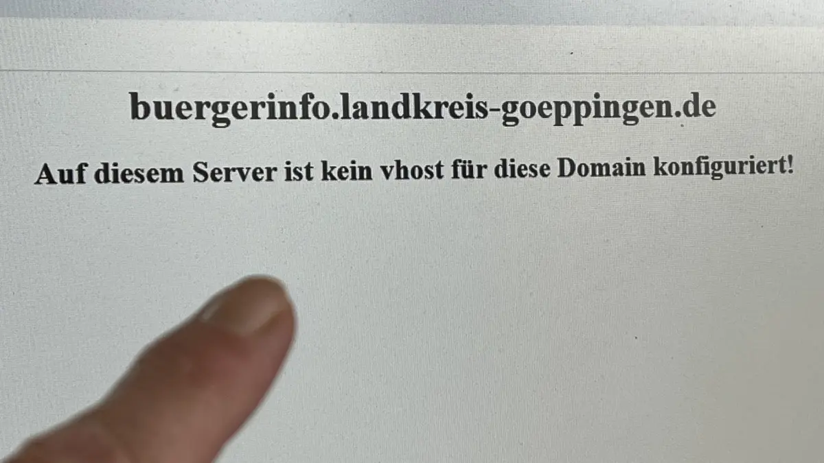 PHP-Schwachstelle: Bürgerinfoportal des Landkreises Göppingen auch nach Tagen immer noch nicht erreichbar