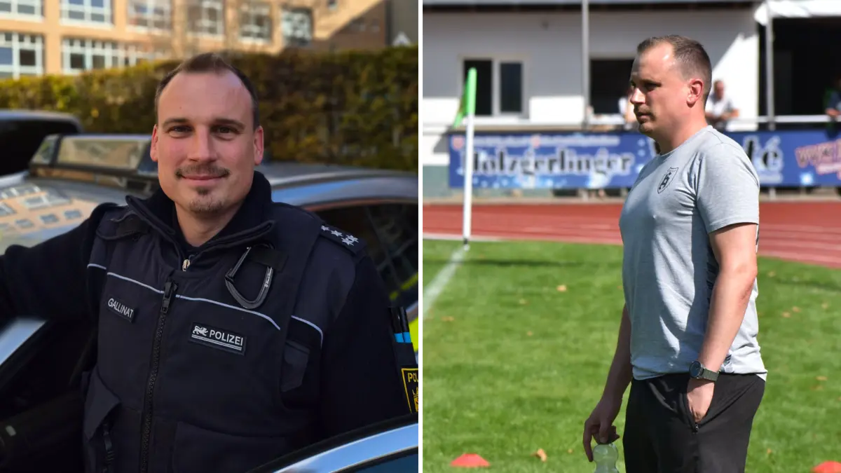 Als Polizist hat Dennis Gallinat gelernt, wie man einen kühlen Kopf behält - auch als Fußball-Trainer bei der Spvgg Holzgerlingen II.