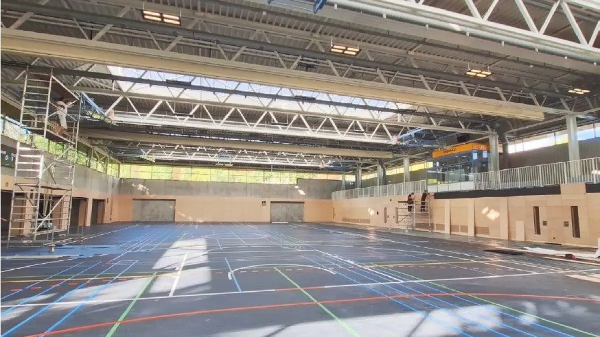 Die Sporthalle am BSZ Öde kann wieder genutzt werden.